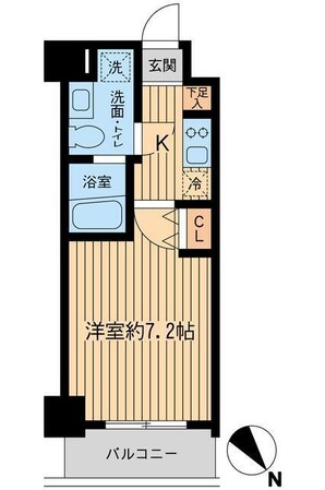 本厚木駅 徒歩6分 4階の物件間取画像